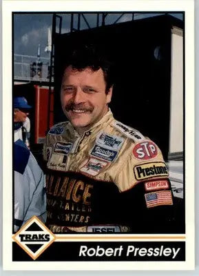Robert Pressley - 1992 Traks - #59 - Racing - Racing Card Single