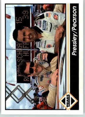Robert Pressley / Ricky Pearson - 1992 Traks - #177 - Racing - Racing Card Single