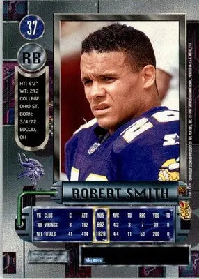 Robert Smith - 1997 Metal Universe - #37 - Football - Football Card Single