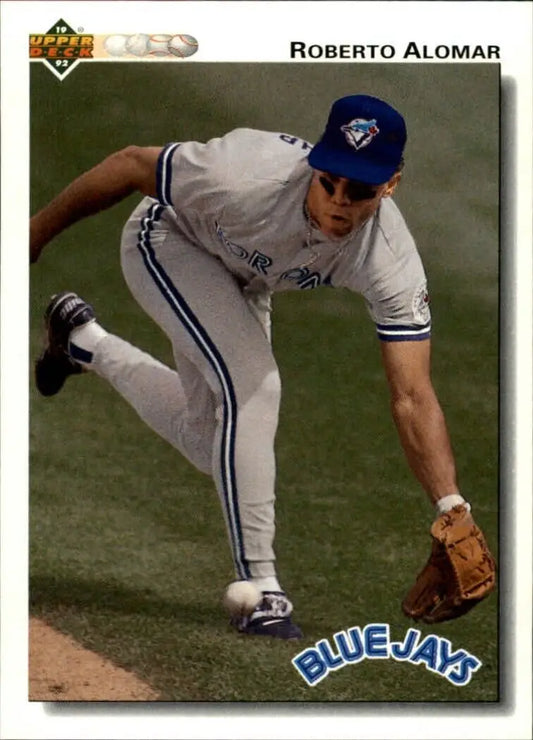 Roberto Alomar 1992 Upper Deck MLB #355 Baseball Card Toronto Blue Jays - Baseball Card Single