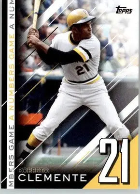 Roberto Clemente - 2020 Topps Update - #NG-3 - A Numbers Game Baseball - Baseball Card Single