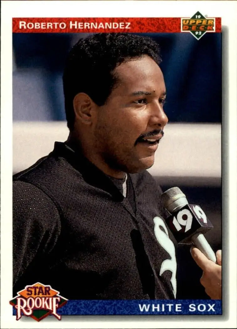 Roberto Hernandez 1992 Upper Deck MLB #7 Star Rookies Card Chicago White Sox - Baseball Card Single