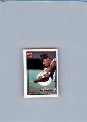 Roberto Kelly - 1991 Topps Micro - #11 - Baseball - Baseball Card Single