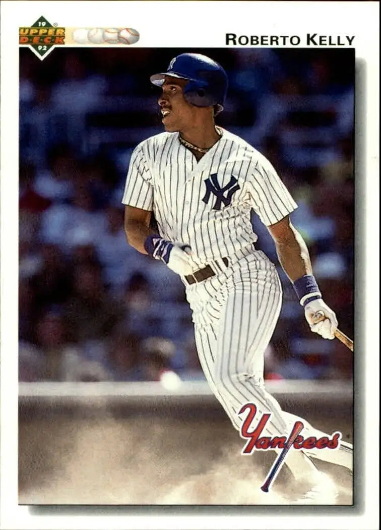 Roberto Kelly 1992 Upper Deck MLB #577 Baseball Card New York Yankees - Baseball Card Single