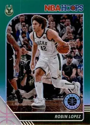 Robin Lopez - 2019-20 Hoops Premium Stock - #31 - Prizms Green Basketball - Basketball Card Single