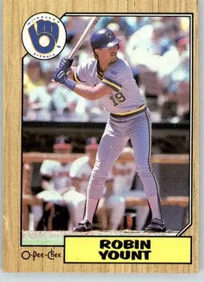 Robin Yount - 1987 O-Pee-Chee - #76 - Baseball - Baseball Card Single