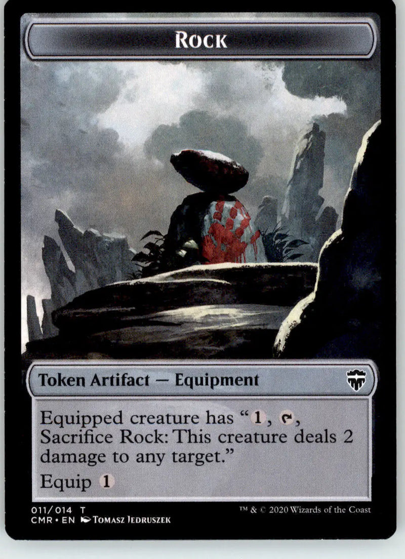 Rock Token - Commander Legends - 11 - NM Magic: The Gathering - Magic Card Single
