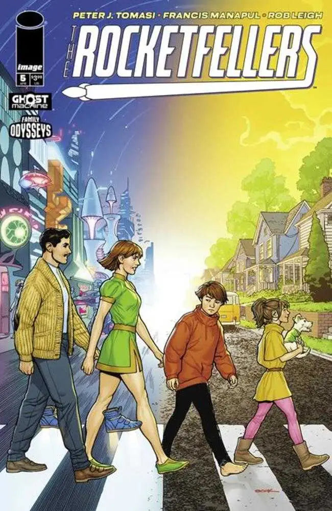 Comic book cover Rocketfellers #5 Cover B Ryan Sook Variant featuring Ryan Sook artwork