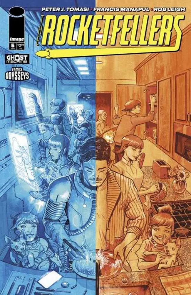 Rocketfellers #5 Cover C German Peralta Variant comic book front cover display