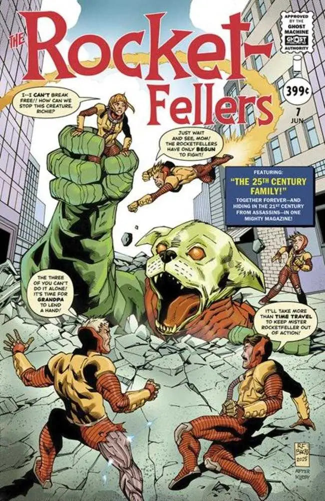 Rocketfellers #7 Cover D Ramon Bachs Fantastic Four Homage Variant - Comic Book