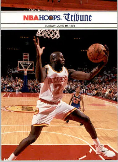 Rockets Outshoot Starks - 1994-95 Hoops - #271 - Tribune Basketball - Basketball Card Single