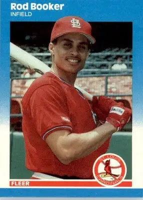 Rod Booker - 1987 Fleer Update - #U-7 - Baseball - Baseball Card Single