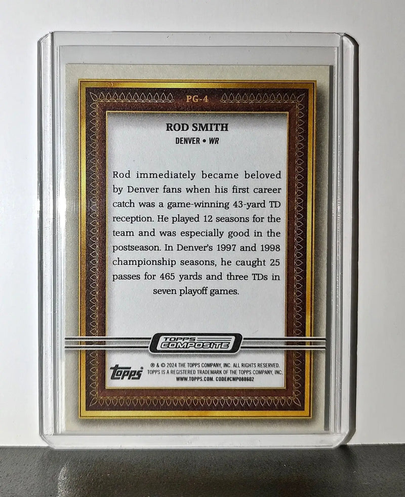 Rod Smith 2023 Topps Gallery NFL #PG-4 Football Card Denver Broncos