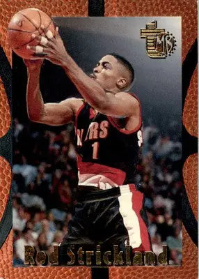 Rod Strickland - 1994-95 Topps Embossed - #81 - Basketball - Basketball Card Single