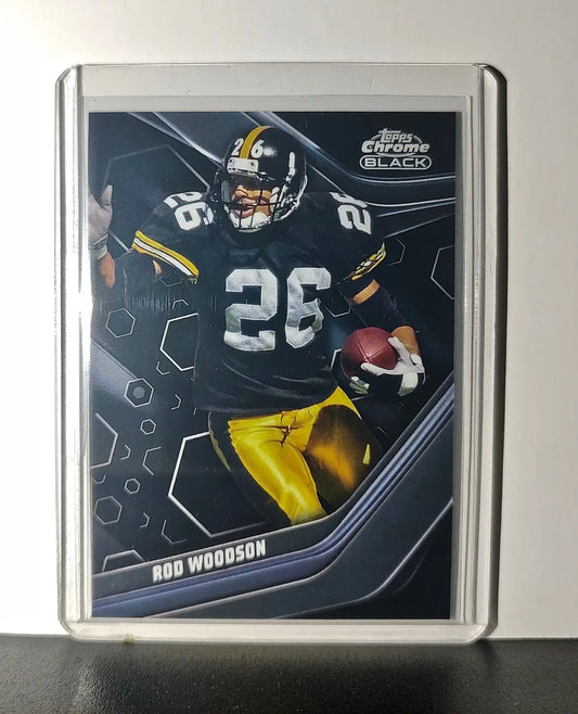 Rod Woodson 2023 Topps Chrome Black NFL #140 Card Pittsburgh Steelers - Football Card Single