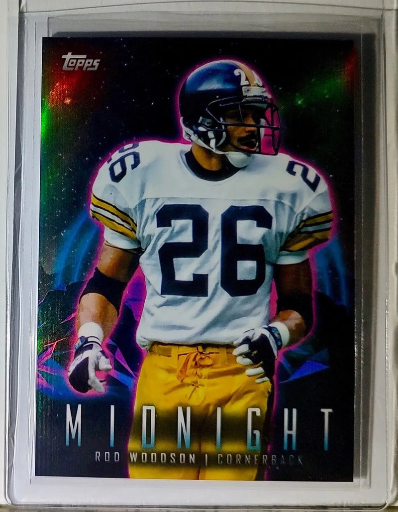 Rod Woodson 2023 Topps Midnight NFL #340 Football Card Pittsburgh Steelers - Football Card Single