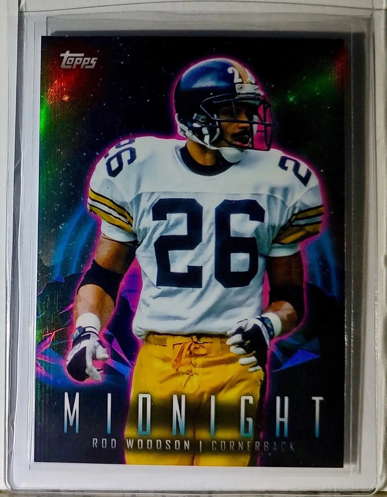 Rod Woodson 2023 Topps Midnight NFL #340 Football Card Pittsburgh Steelers - Football Card Single