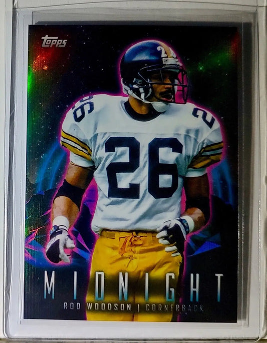 Rod Woodson 2023 Topps Midnight NFL #340 Football Card Pittsburgh Steelers - Football Card Single