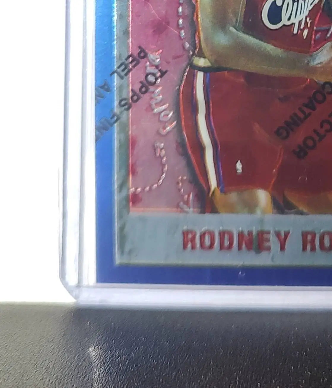 Rodney Rogers 1995-96 Topps Finest NBA #238 Card Clippers