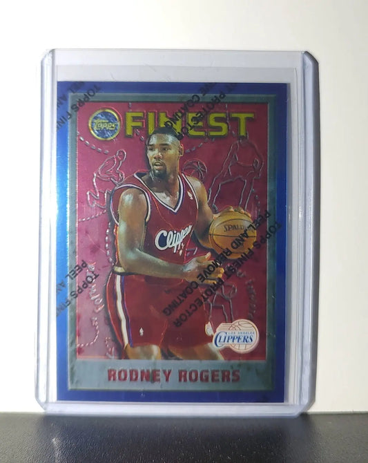 Rodney Rogers 1995-96 Topps Finest NBA #238 Card Clippers - Basketball Card Single