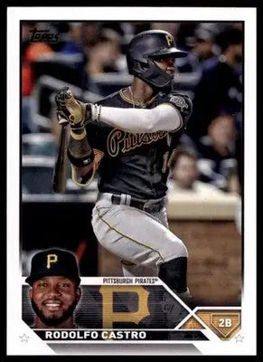 Rodolfo Castro 2023 Topps #484 Pittsburgh Pirates - Baseball Card Single