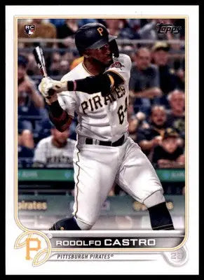 Rodolfo Castro Rookie 2022 Topps #85b Pittsburgh Pirates - Baseball Card Single