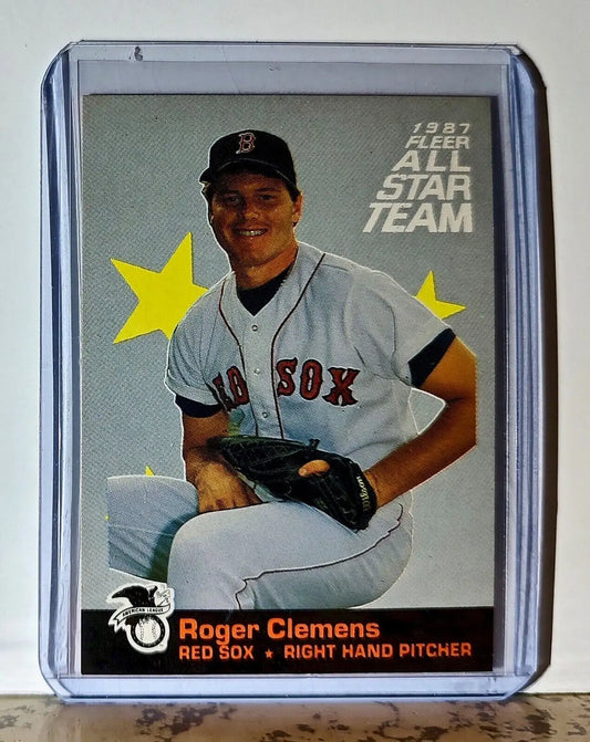 Roger Clemens 1987 Fleer All-Star Team MLB #11 Baseball Card Boston Red Sox - Baseball Card Single