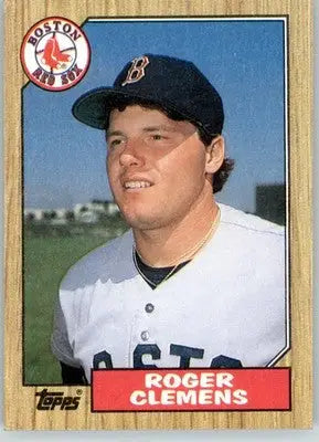 Roger Clemens - 1987 Topps - #340 - Baseball - Baseball Card Single