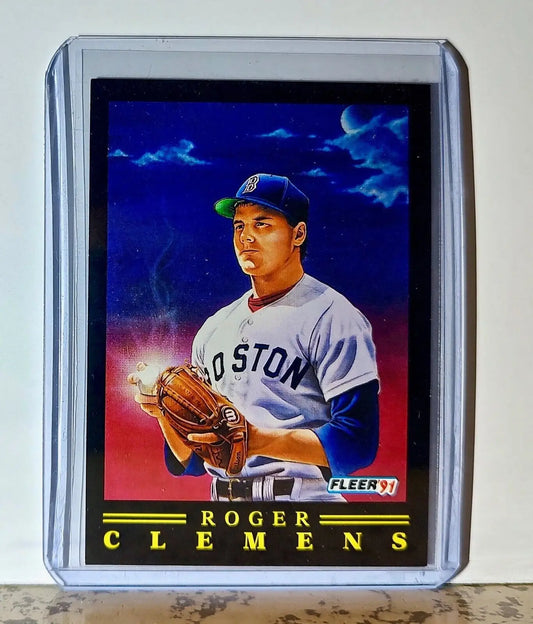 Roger Clemens 1991 Fleer Pitching Magic MLB #9 Baseball Card Boston Red Sox - Baseball Card Single