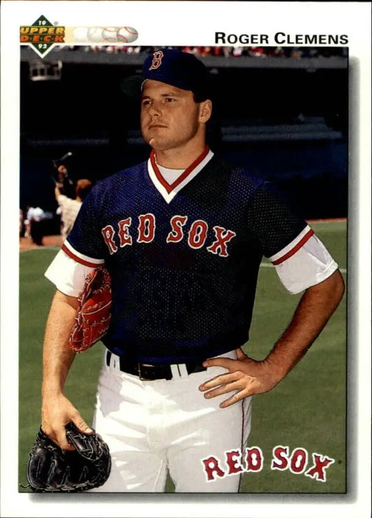 Roger Clemens 1992 Upper Deck MLB #545 Baseball Card Boston Red Sox - Baseball Card Single