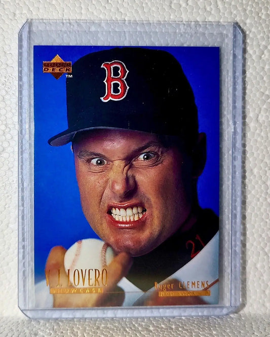 Roger Clemens 1996 Fleer MLB #VJ13 Showcase Baseball Card Boston Red Sox - Baseball Card Single