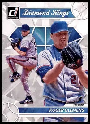 Roger Clemens 2023 Donruss Diamond Kings #21 Toronto Blue Jays - Baseball Card Single