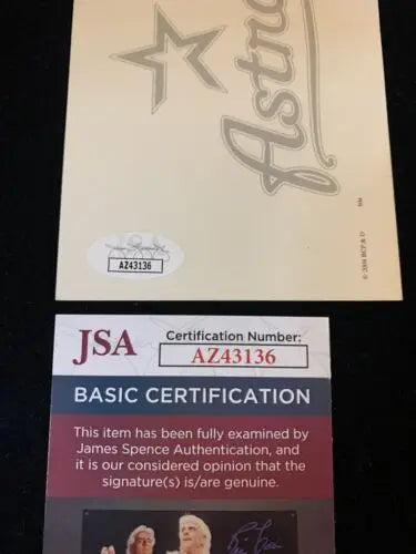 Autographed Houston Astros Postcard of Roger Clemens with JSA certification for authenticity