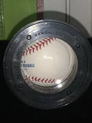 Roger Clemens Signed Rawlings Official MLB Baseball Cy7 BAS Encapsulated Grade 8 - Sports Memorabilia