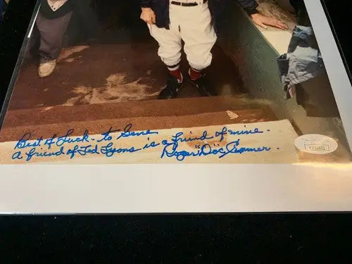 Roger Doc Cramer Boston Red Sox Autographed 8x10 Signed Photo JSA Auto - Sports Memorabilia