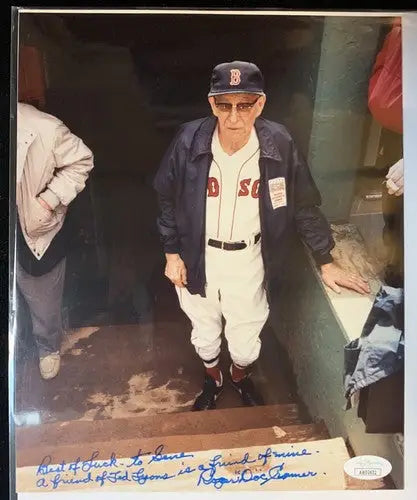 Roger Doc Cramer Boston Red Sox Autographed 8x10 Signed Photo JSA Auto - Sports Memorabilia