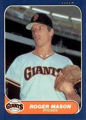 Roger Mason - 1986 Fleer Update - #U-72 - Baseball - Baseball Card Single