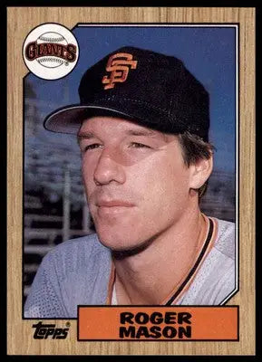 Roger Mason 1987 Topps #526 San Francisco Giants - Baseball Card Single