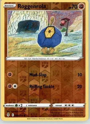 Roggenrola - Evolving Skies - 086/203 - Reverse Holo LP Pokemon - Pokémon Card Single
