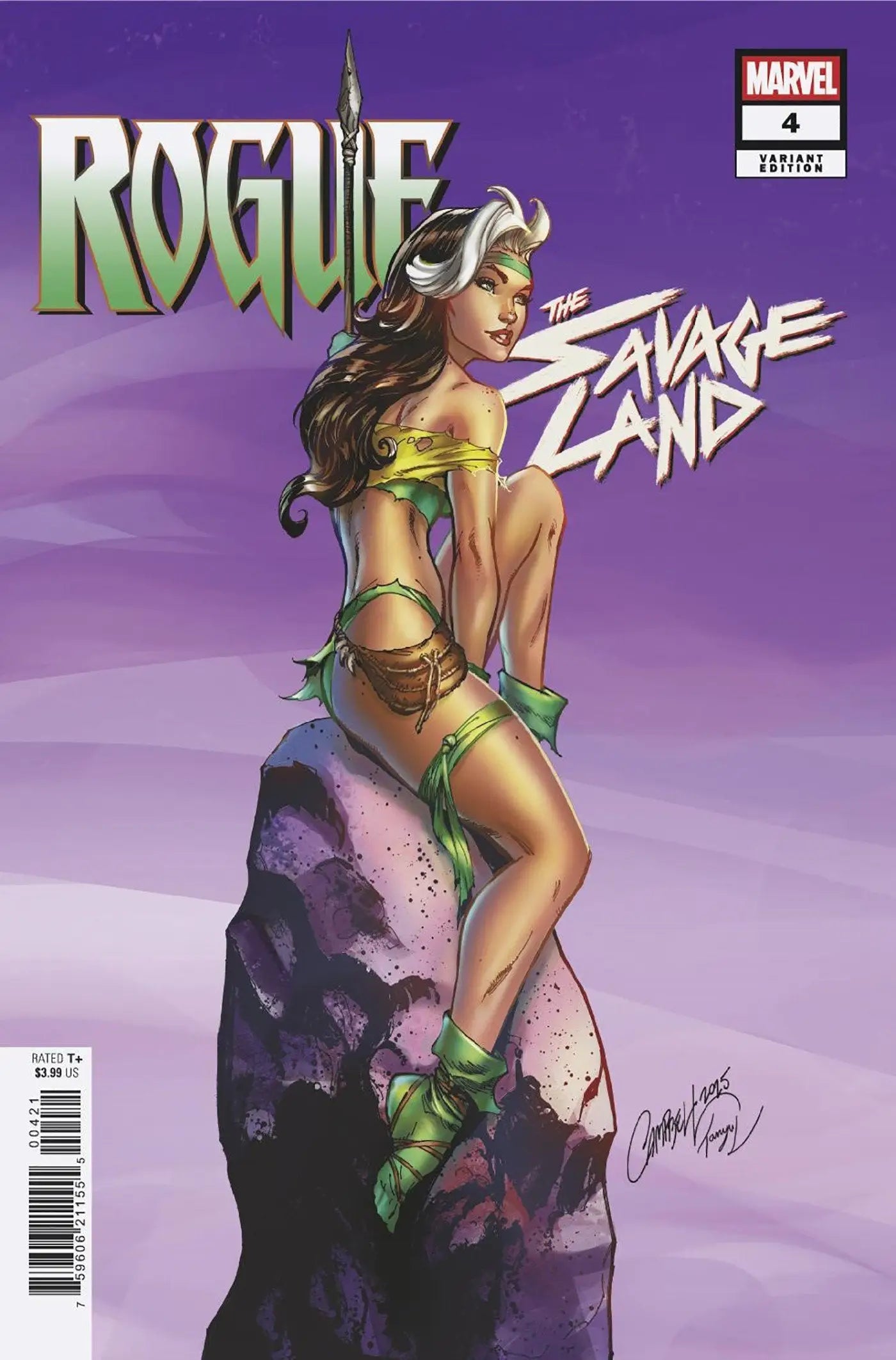 Rogue: The Savage Land #4 J. Scott Campbell Variant - Comic Book