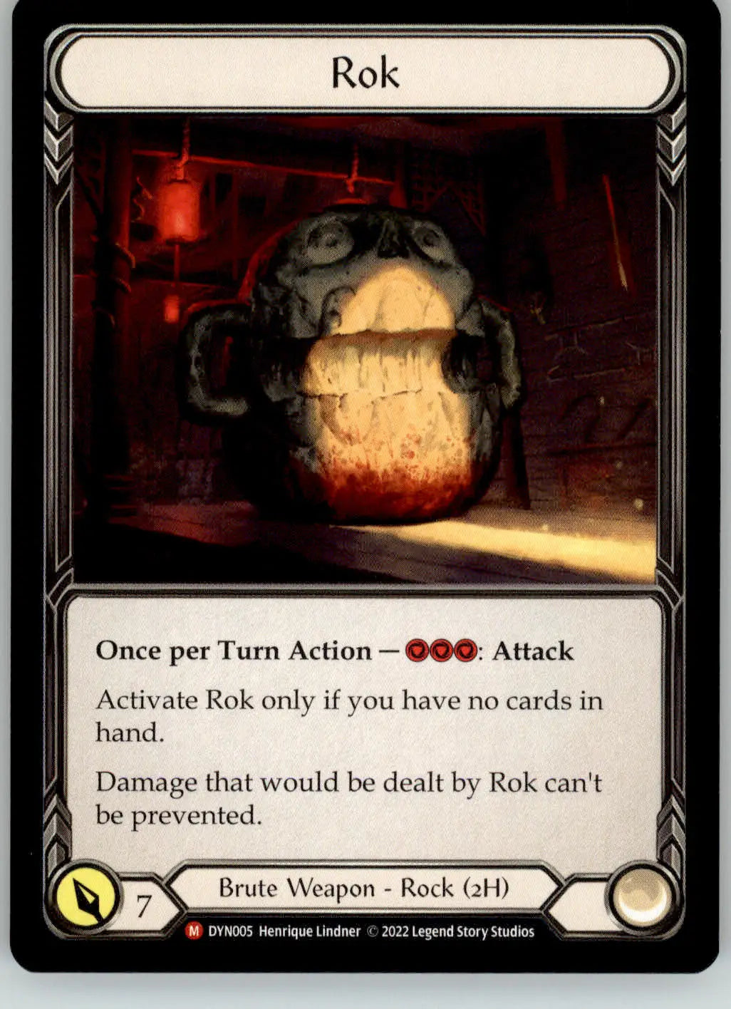 Rok - Dynasty - DYN005 - NM Flesh and Blood - TCG Card Single