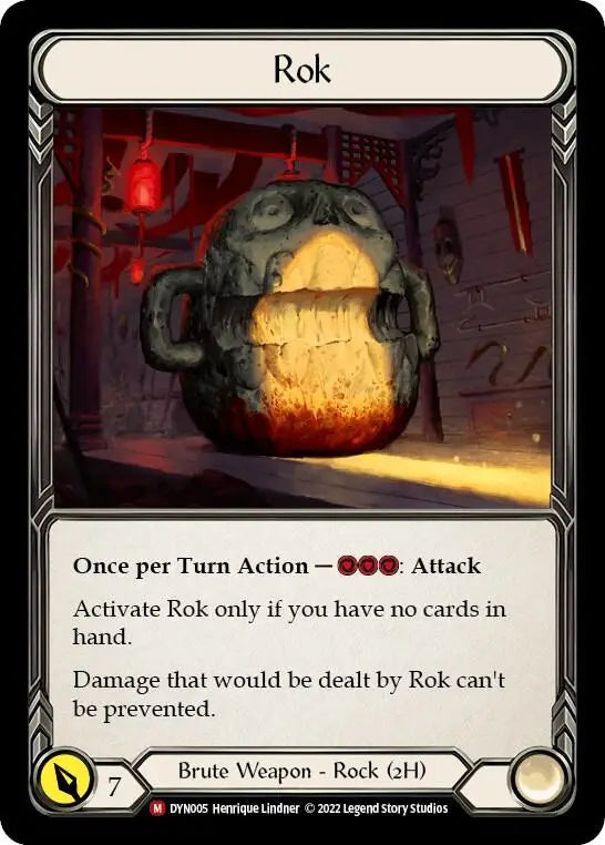 Rok - Dynasty - DYN005 - NM Flesh and Blood - TCG Card Single