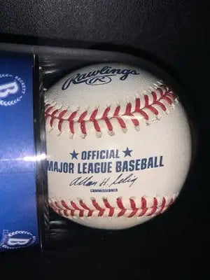 Rollie Fingers Signed Rawlings Official Major League Ball BAS Encapsulated 8 - Sports Memorabilia