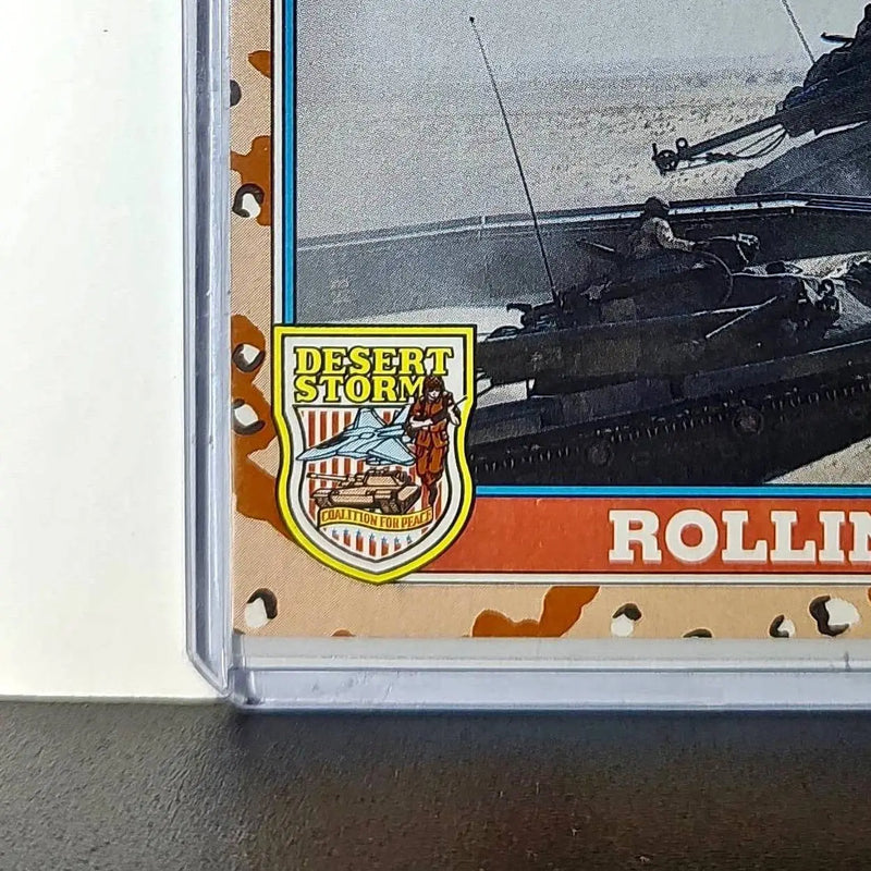 Rolling Out 1991 Topps Desert Storm #91 Card