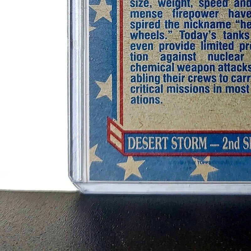 Rolling Out 1991 Topps Desert Storm #91 Card