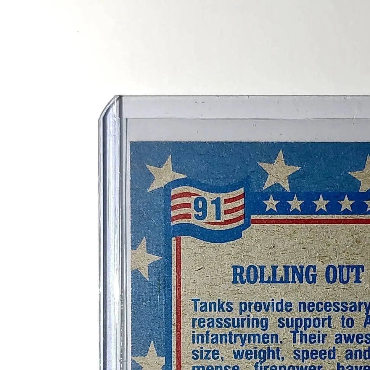 Rolling Out 1991 Topps Desert Storm #91 Card - Non-Sports Card Single