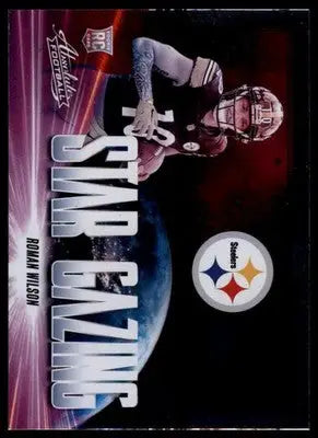 Roman Wilson 2024 Panini Absolute Star Gazing #SG-RWN Pittsburgh Steelers - Football Card Single