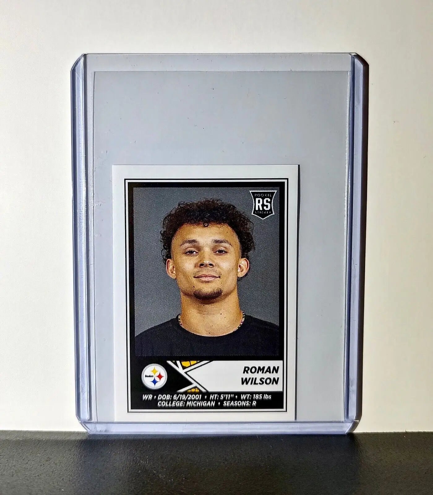 Roman Wilson 2024 Panini NFL Sticker #167 Rookie Pittsburgh Steelers