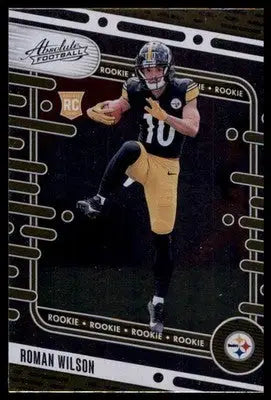 Roman Wilson Rookie 2024 Panini Absolute Retail #169 Pittsburgh Steelers - Football Card Single