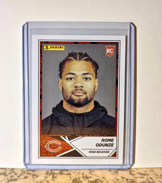 Rome Odunze 2024 Panini NFL #77 Rookie Sticker Card Chicago Bears - Football Card Single